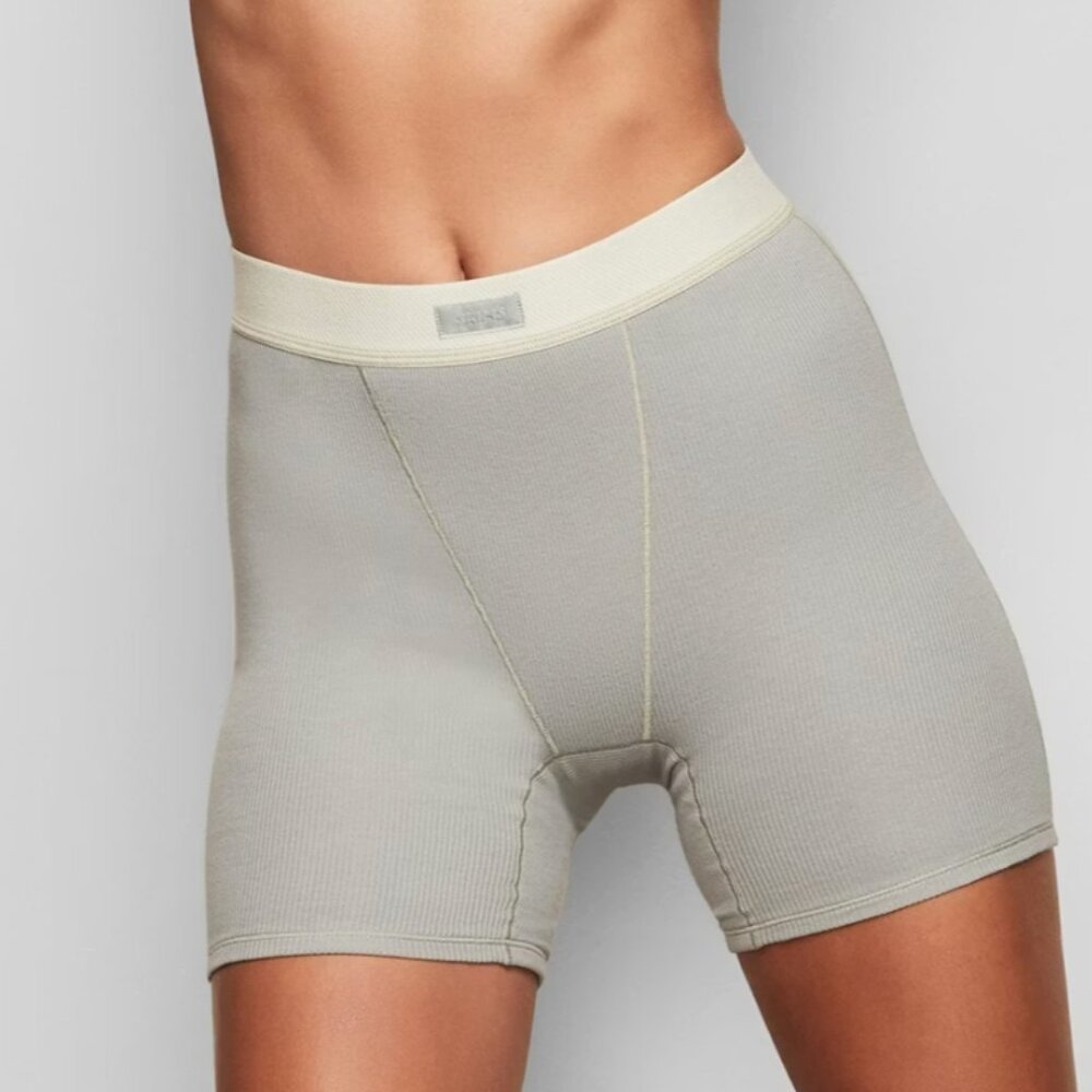 Skims Cotton Rib Boxer